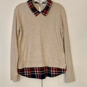 J Crew long sleeve shirt size M